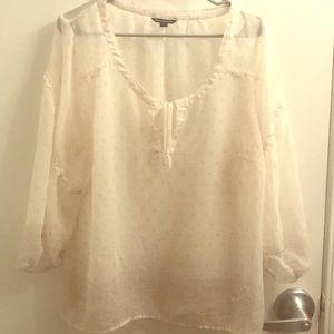 Boho sheer blouse
